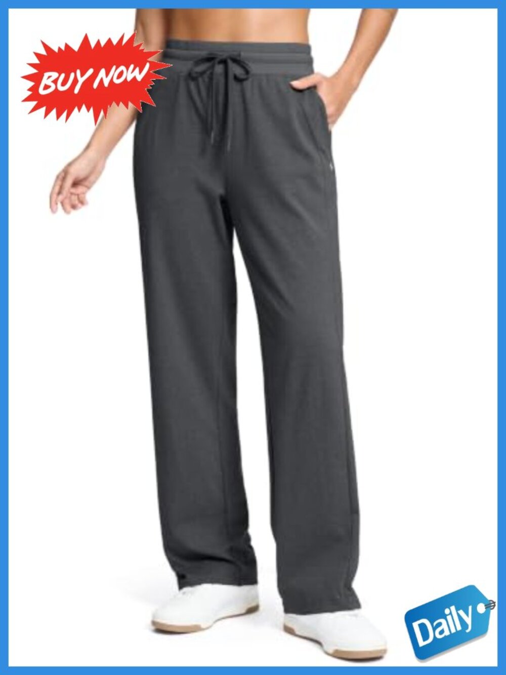 Women's Cotton Sweatpants High Waisted Lounge Pants
